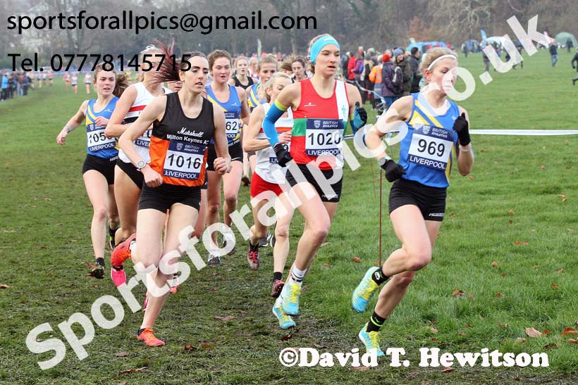 Senior womens British Athletics Liverpool Cross Challenge, Sefton Park, Liverpool. Photo:  David T. Hewitson/Sports for All Pics